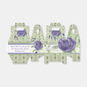 Elegantes Muster für Lila Rose Geschenkschachtel (Ungefaltet)