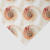 Elegantes Muster für Muschel Seidenpapier (Ausschnitt)