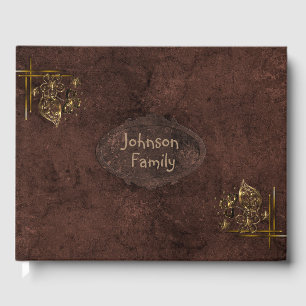 Elegantes Muster für Sie erstellt Gästebuch