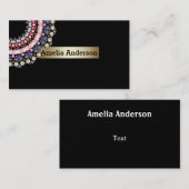 Elegantes Muster für Sie erstellt Visitenkarte (Vorne/Hinten)