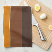 Elegantes Muster für warme Herbstfarben Geschirrtuch (Viertel Falte)