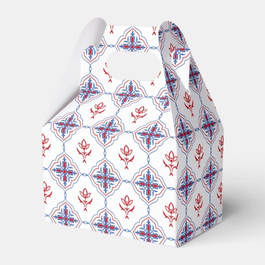 Elegantes Muster Geschenkschachtel (Rückseite)