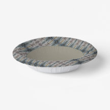 Elegantes Muster in Türkis und Graubraun