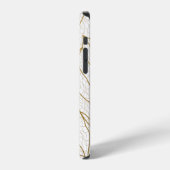 elegantes Muster iPhone Hülle (Linke Seite)
