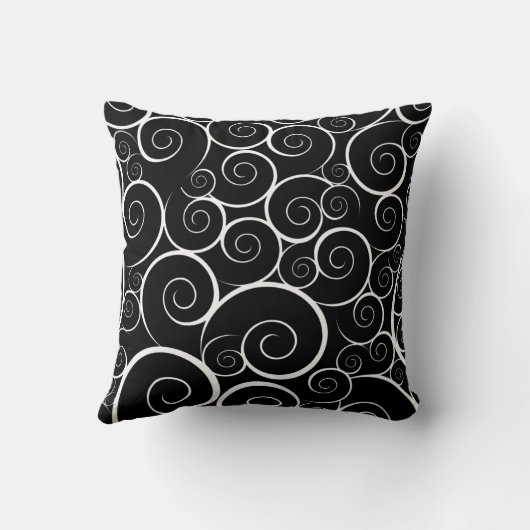 Elegantes Muster Kissen (Rückseite)