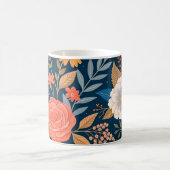 Elegantes Muster | Lebhafte botanische Kunst des D Kaffeetasse (Mittel)