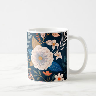 Elegantes Muster | Lebhafte botanische Kunst des D Kaffeetasse