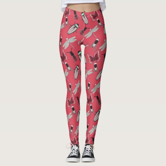 Elegantes Muster Leggings (Vorderseite)