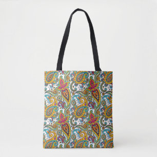 Elegantes Muster Maharani Königin-Paisley Tasche