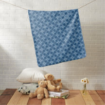 Elegantes Muster mit blauer Geometrie
