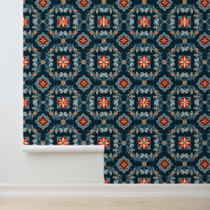 Elegantes Muster mit geometrischer Struktur Tapete