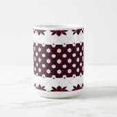 Elegantes Muster mit Lotus und Blossom Kaffeetasse (Mittel)