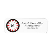 Elegantes Muster mit Monogramm (Vorne)