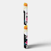 Elegantes Muster mit narzissenartigen Blume Case-Mate iPhone Hülle (Rückseite / Links)
