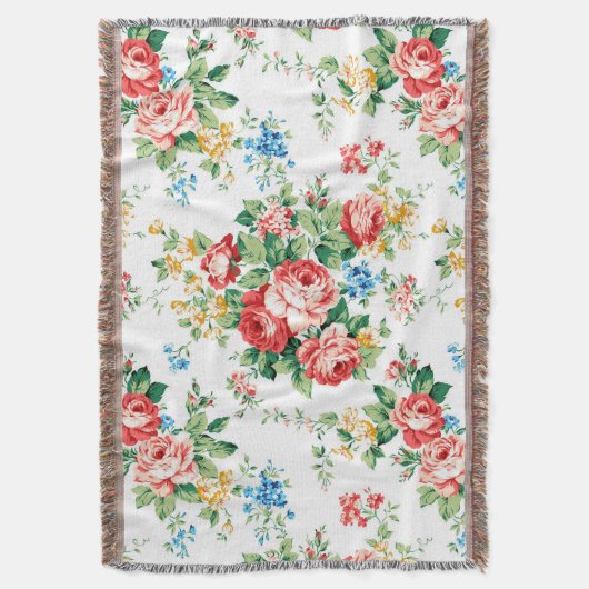 Elegantes Muster mit Rose Design Element Decke (Vorderseite Vertikal)