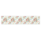 Elegantes Muster mit Rose Design Element Kurzer Tischläufer (Horizontal)