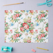 Elegantes Muster mit Rose Design Element Seidenpapier (Basteln)