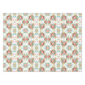 Elegantes Muster mit Rose Design Element Tischdecke (Vorderseite (Horizontal))