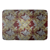 Elegantes Muster neutrale Farben Gold-Element Badematte (Vorderseite)