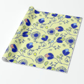 Elegantes Muster-Papier | Vintag Geschenkpapier (Ungerollt)