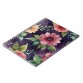 Elegantes Muster Spiral Foto Notebook Notizblock (Linke Seite)