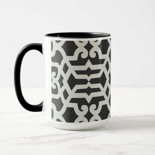 Elegantes Muster Tasse (Links)