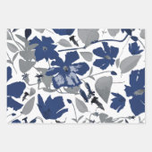 Elegantes Muster Trio Entdeckungsreise Geschenk Geschenkpapier Set (Vorderseite 3)