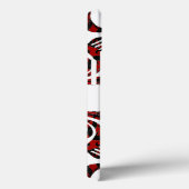 Elegantes Muster und Ihre Initialen Case-Mate iPhone Hülle (Rückseite / Rechts)