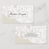 Elegantes Muster Visitenkarte (Vorne/Hinten)