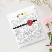 Elegantes Muster & Wachs Siegel Hochzeit Geschenktütchen (Versiegelt)