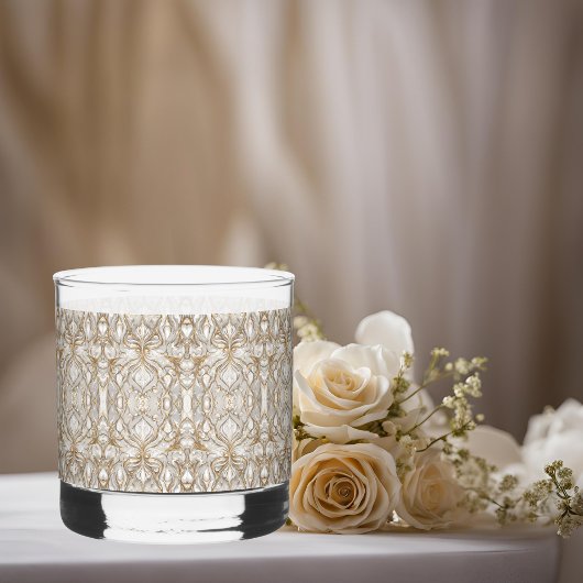 Elegantes Muster Whiskyglas