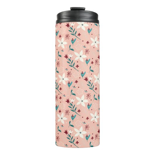 Elegantes Muster Zuhause Thermosbecher (Vorderseite)