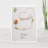 Elegantes Muttertags-Kartendesign  Karte (Vorderseite)