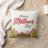 Elegantes Muttertagsdesign bearbeitbar Kissen (Decke)