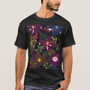 Elegantes, nahtloses Muster, künstlerisches Design T-Shirt