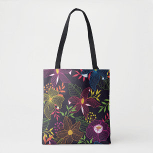 Elegantes, nahtloses Muster, künstlerisches Design Tasche