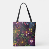 Elegantes, nahtloses Muster, künstlerisches Design Tasche (Rückseite)