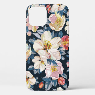 Elegantes nahtloses Muster mit blühendem Apfelbaum Case-Mate iPhone Hülle