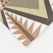 Elegantes nahtloses Muster mit ethnischen Motiven. Fleecedecke (Ecke)