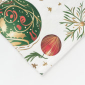 "Elegantes, nahtloses Weihnachtsgeschmack Fleecedecke (Ecke)