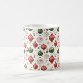 "Elegantes, nahtloses Weihnachtsgeschmack Kaffeetasse (Mittel)