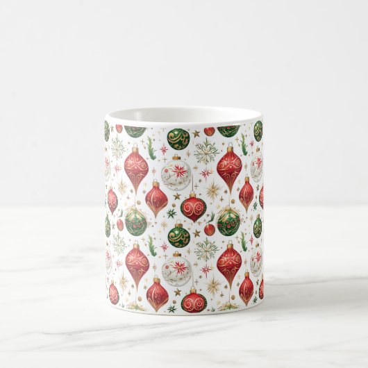 "Elegantes, nahtloses Weihnachtsgeschmack Kaffeetasse (Mittel)