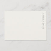 Elegantes Napa Valley Vineyard Wedding QR Code UAW Begleitkarte (Rückseite)