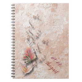 Elegantes Naturgeprägtes Foto-Notizbuch Notizblock