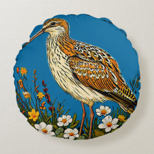 Elegantes, naturinspiriertes Geschenk mit Europäis Rundes Kissen