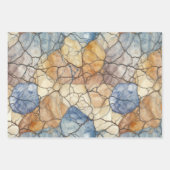 Elegantes Natursteinmuster Geschenkpapier Set (Vorderseite 2)