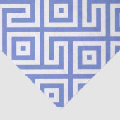 Elegantes Navy Abstrakt Geometrisches Muster Seidenpapier (Detail)