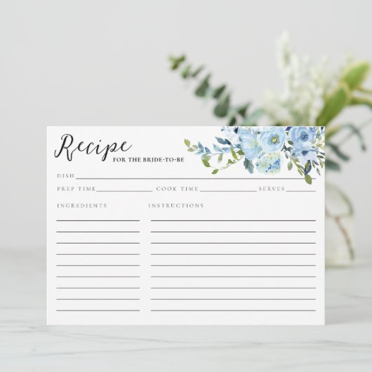 Elegantes Navy Blue Floral Watercolor Brautparty (Stehend Vorderseite)