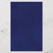 Elegantes Navy Blue Rose HAUSHALT für Hochzeiten (Rückseite)