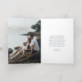 Elegantes Navy Blue und Green Kariertes Foto Weihn (Innen Abgelegt)